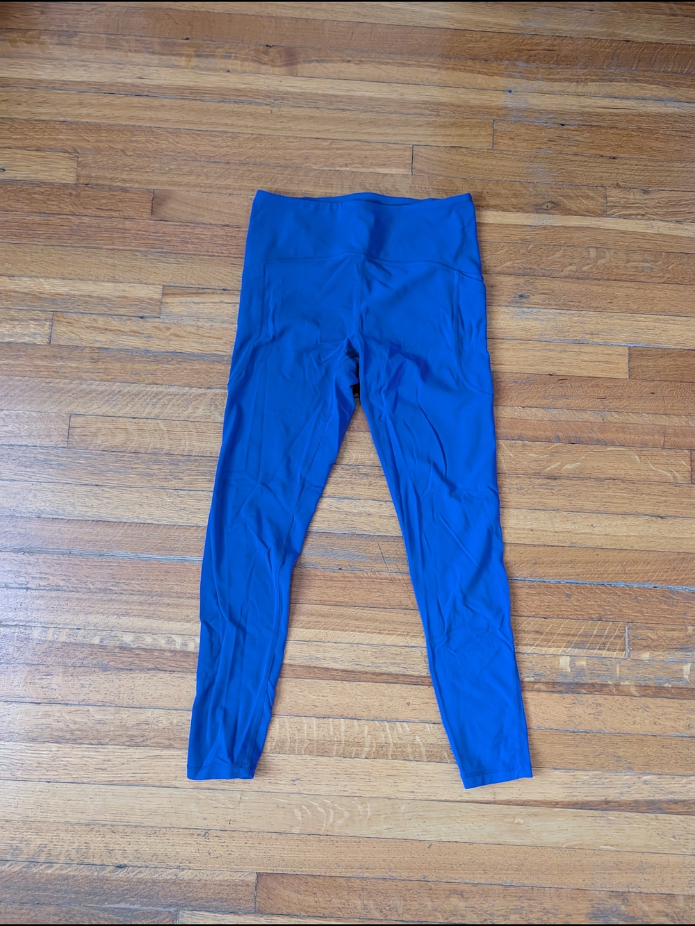 Zella Purple 7/8 Workout Leggings with Side Pockets